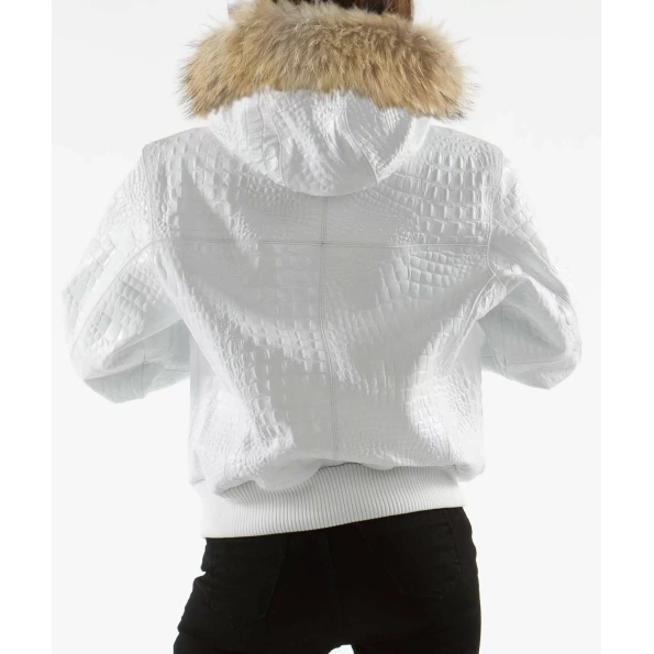 pelle pelle white leather fur hood jacket, pelle pelle store, pelle pelle jacket, white jacket