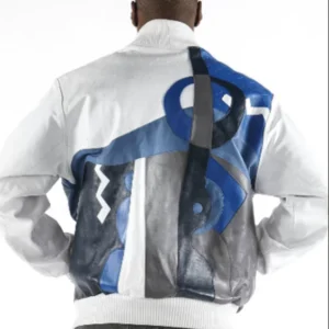Pelle Pelle White Plush Picasso Jacket view 2