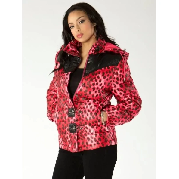 pelle pelle womens cheetah jacket, pelle pelle store, pelle pelle jacket, red jacket