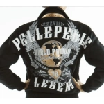 pelle pelle black varsity jacket, pelle pelle store, pelle pelle jacket, black wool jacket