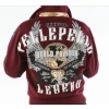 pelle pelle world famous varsity jacket, pelle pelle store, pelle pelle jacket, maroon wool jacket