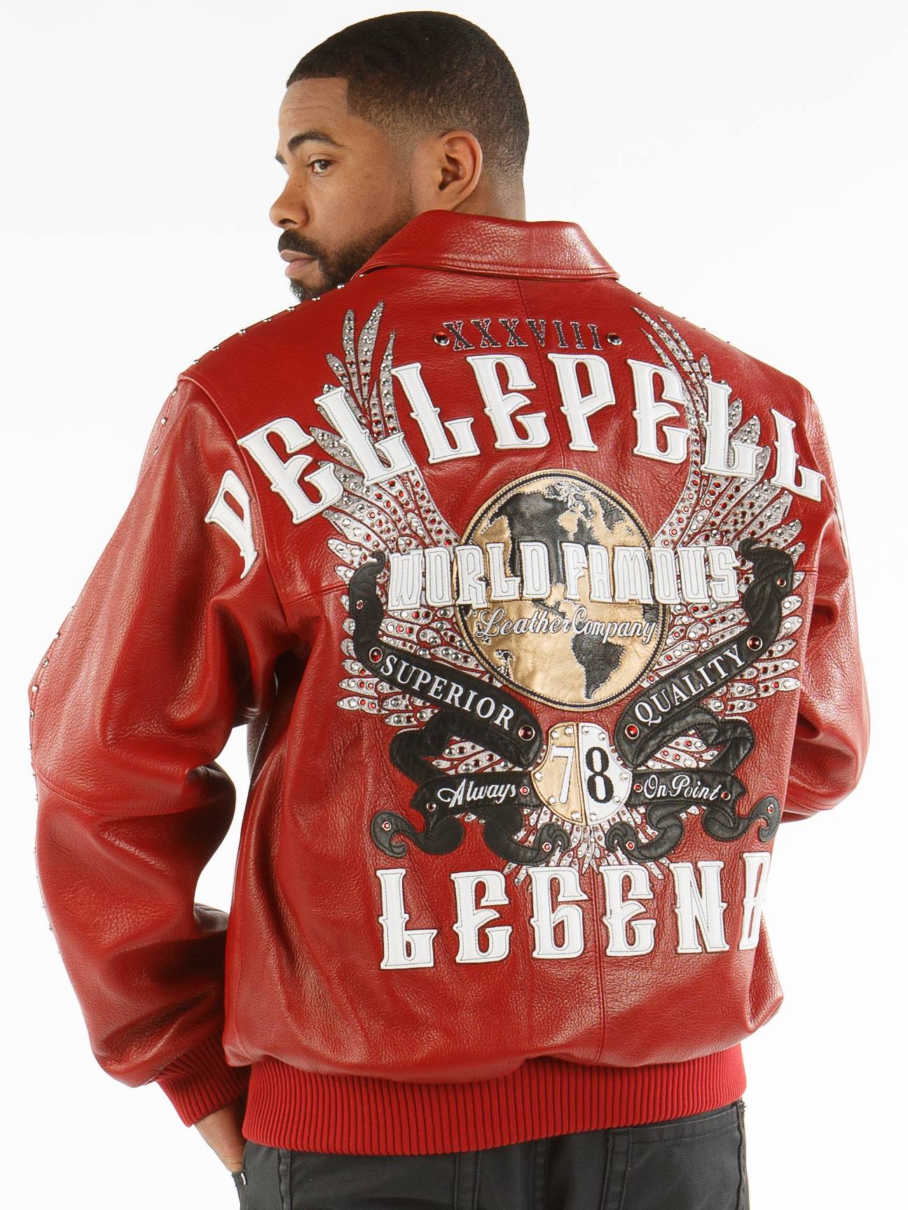 pelle pelle world famous legend red jacket, pelle pelle store, pelle pelle jacket, red leather jacket