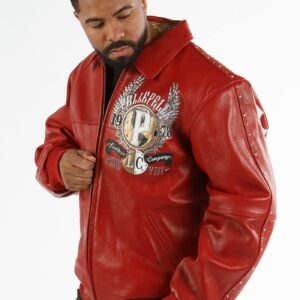 Pelle Pelle World Famous Legend Red Jacket view 2