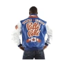 pelle pelle world famous soda club jacket, pelle pelle store, pelle pelle jacket, blue leather jacket