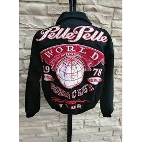 pelle pelle world black soda club jacket , pelle pelle store, pelle pelle jacket, black wool jacket