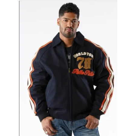 pelle pelle world tour mens wool jacket , pelle pelle store, pelle pelle jacket, navy wool jacket