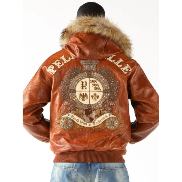 pelle pelle worldwide brown jacket, pelle pelle store, pelle pelle jacket, brown leather jacket