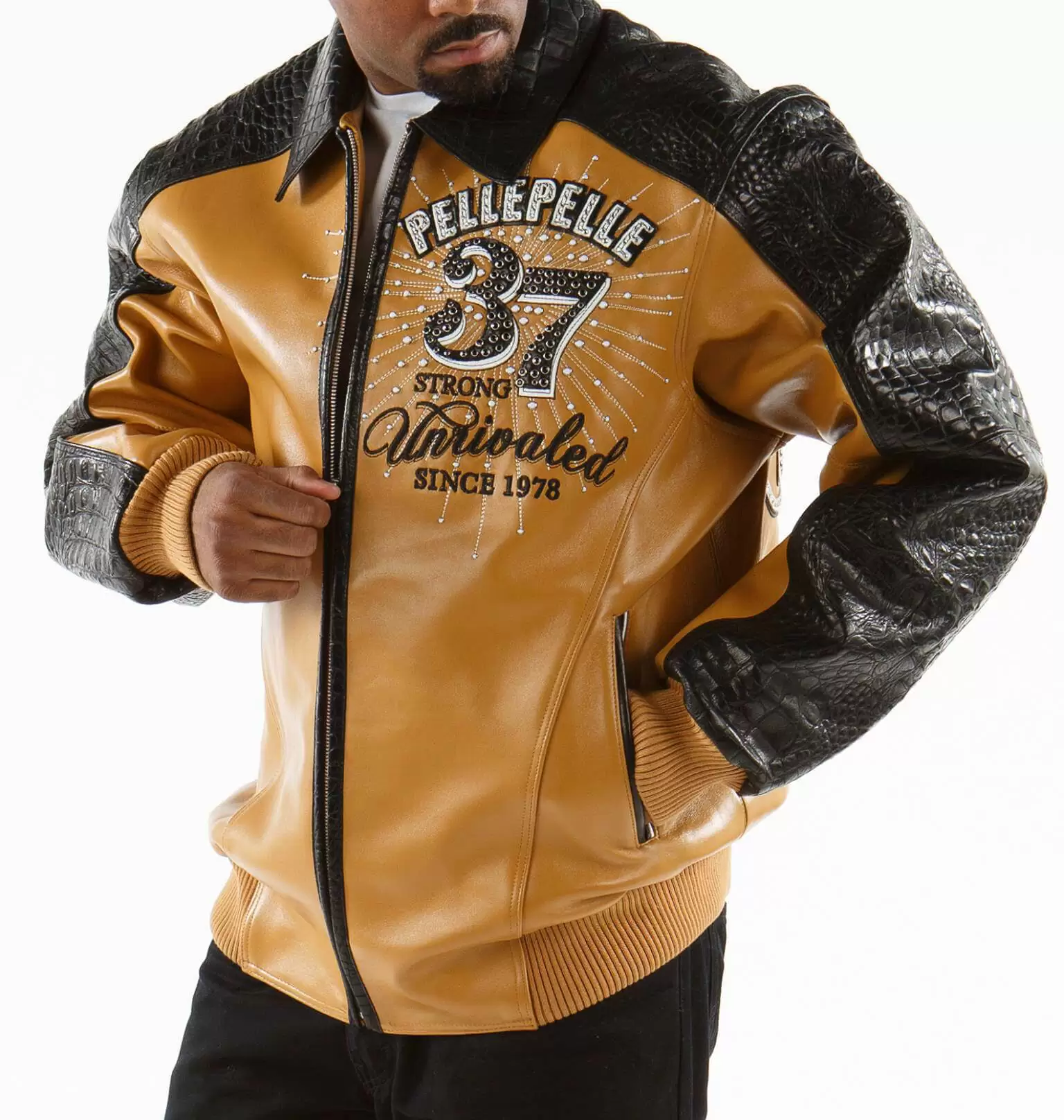 Pelle Pelle Yellow Avant Leather Jacket view 2