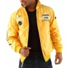 pelle pelle yellow world sport jacket, pelle pelle store, pelle pelle jacket, yellwo wool jacket