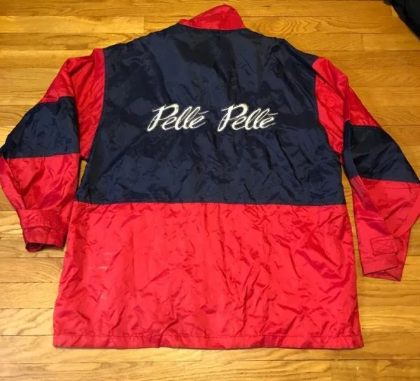 Pelle Pelle Embroidered Logo Nylon Jacket