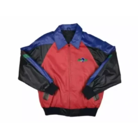 pelle pelle football leather jacket, pelle pelle store, pelle pelle jacket, multi color leather jacket