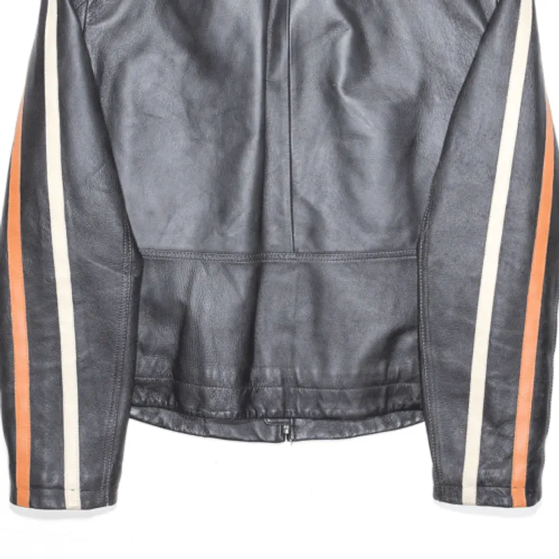 Pelle Pelle Black Biker Leather Jacket view 2