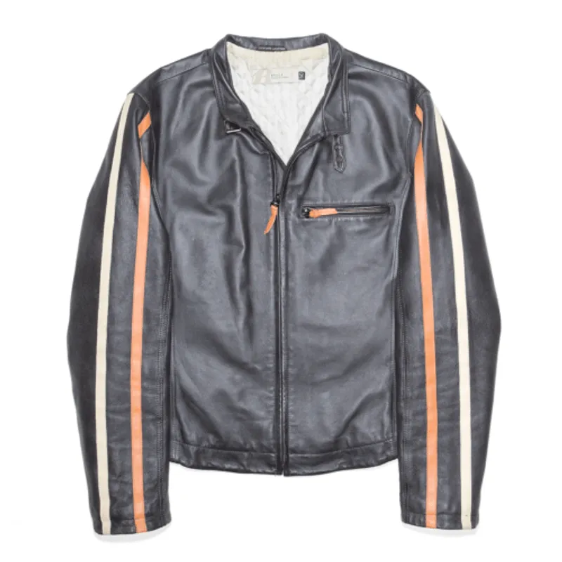 Pelle Pelle Black Biker Leather Jacket