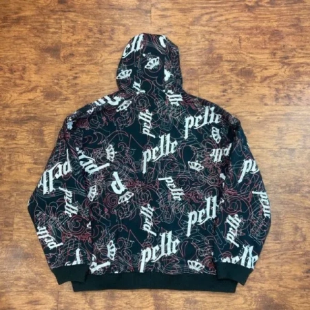 pelle pelle hoodie varsity jacket, pelle pelle store, pelle pelle jacket, black jacket