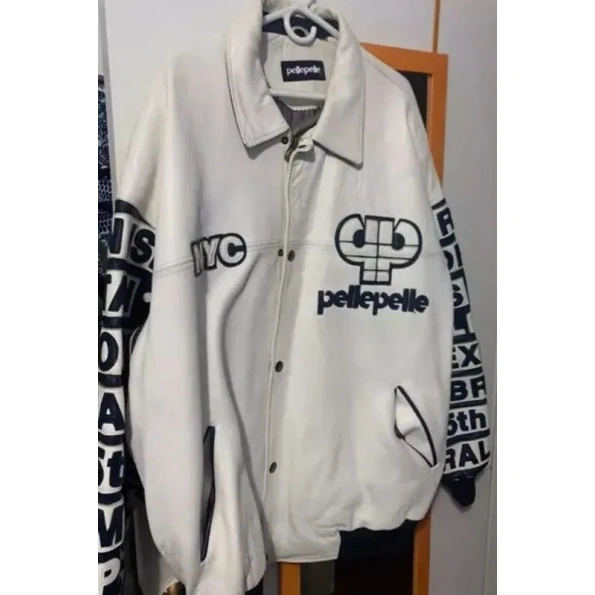 pelle pelle mb leather jacket, pelle pelle store, pelle pelle jacket, white leather jacket