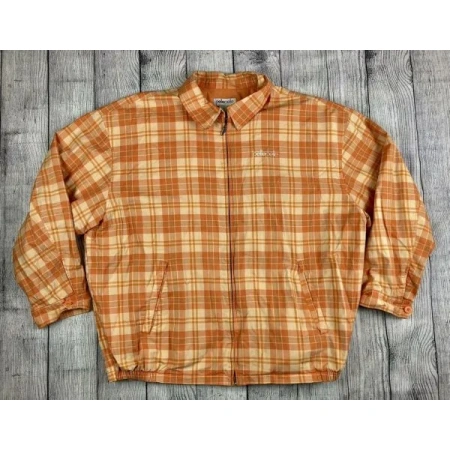 Pelle Pelle Orange Check Shirt