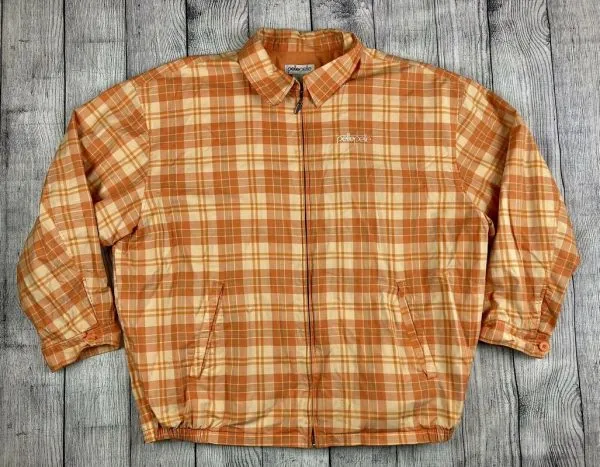Pelle Pelle Orange Check Shirt