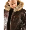 pelle pelle crocodile skin brown jacket, pelle pelle store, pelle pelle jacket, brown leather jacket