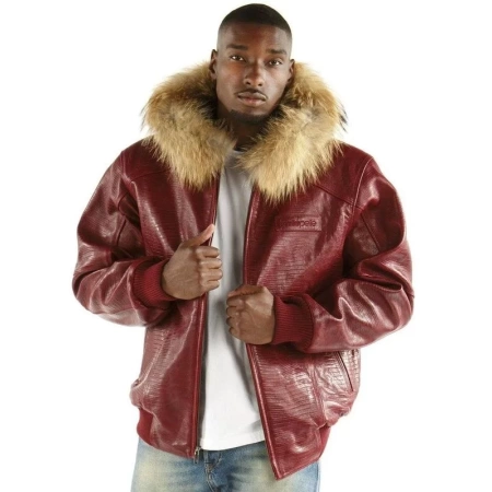 pelle pelle crocodile red leather jacket, pelle pelle store, pelle pelle jacket, red leather jacket