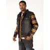 pelle pelle dark blue denim vest, pelle pelle store, pelle pelle jacket, dark blue jacket