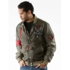 pelle pelle mens dirty 1978 bomber jacket, pelle pelle store, pelle pelle jacket, olive jacket