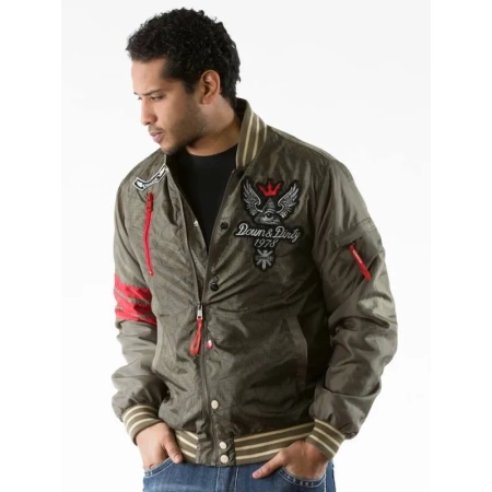 pelle pelle mens dirty 1978 bomber jacket, pelle pelle store, pelle pelle jacket, olive jacket