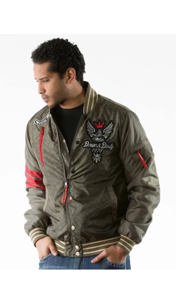 Pelle Pelle Mens Dirty 1978 Bomber Jacket