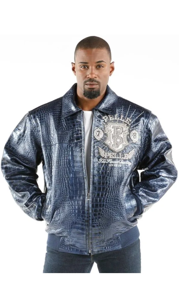 Pelle Pelle Mens Prize Blue Jacket