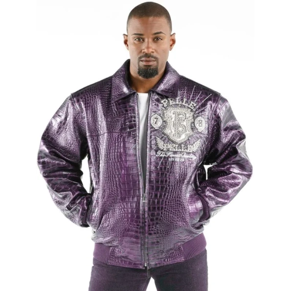 pelle pelle mens prize light purple jacket, pelle pelle store, pelle pelle jacket, light purple leather jacket