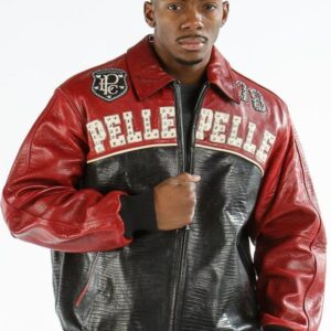 Pelle Pelle Standing Red Leather Jacket view 2