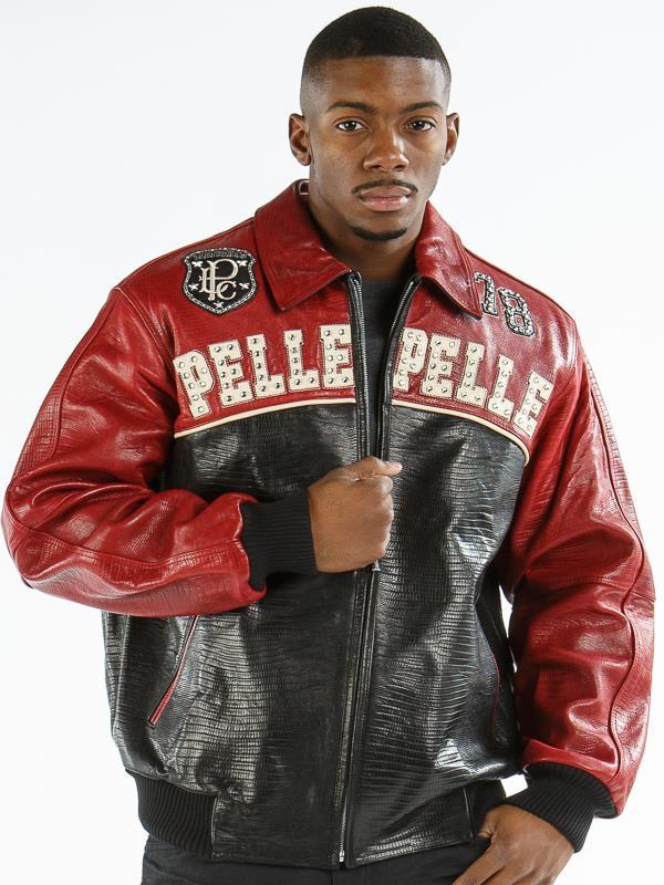 Pelle Pelle Standing Red Leather Jacket view 2