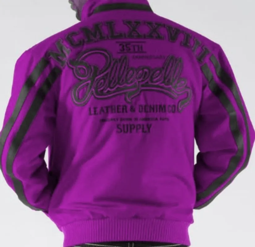 Pelle Pelle Mens Marc Buchanan Purple Jacket