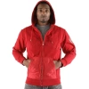 pelle pelle red zipper hooded jacket, pelle pelle store, pelle pelle jacket, red wool jacket