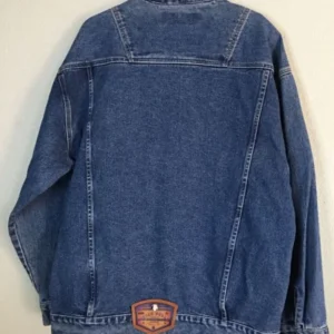 Pelle Pelle Mens Medium Blue Denim Jacket view 2