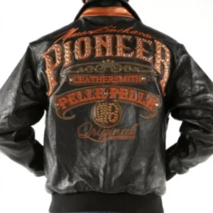 Pelle Pelle Mens Pioneer Black Jacket view 1