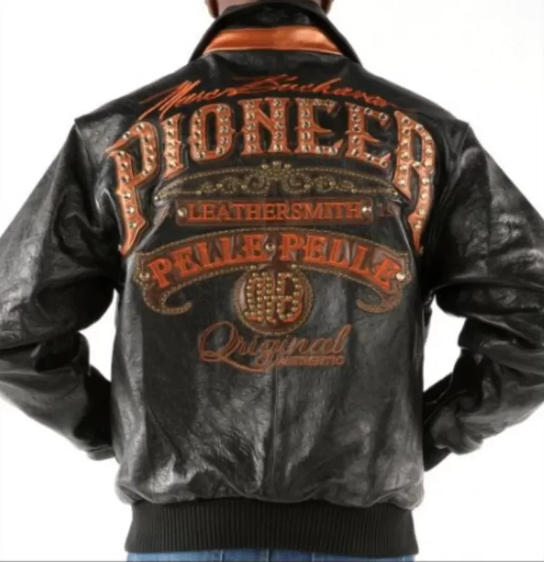 Pelle Pelle Mens Pioneer Black Jacket