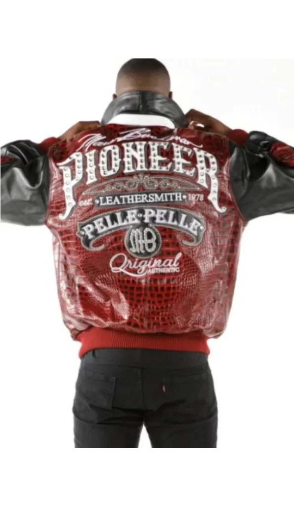 Pelle Pelle Mens Pioneer Ruby Leather Jacket