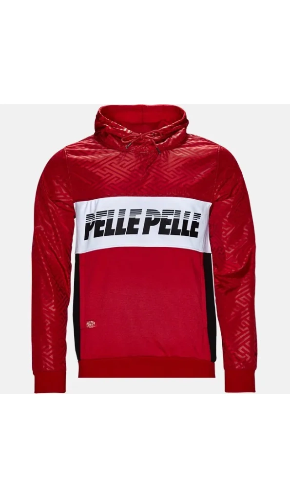 Pelle Pelle Mens Red Hoodie