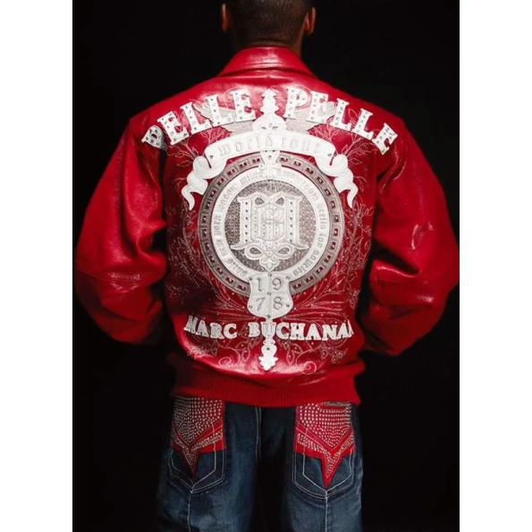 pelle pelle mens red leather 1978 jacket, pelle pelle store, pelle pelle jacket, red leather jacket