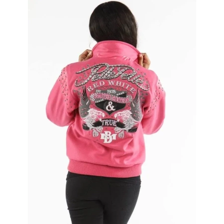 pelle pelle pink wool jacket, pelle pelle store, pelle pelle jacket, pink wool jacket