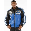 pelle pelle famous blue leather jacket, pelle pelle store, pelle pelle jacket, blue leather jacket