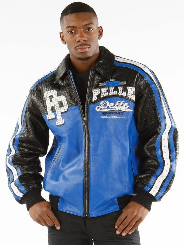 Pelle Pelle Famous Blue Leather Jacket