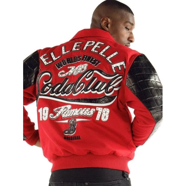 pelle pelle world soda club red jacket, pelle pelle store, pelle pelle jacket, red leather jacket