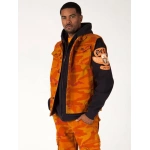 pelle pelle yellow camo denim track suit, pelle pelle store, pelle pelle jacket, yellow jacket