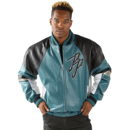 pelle pelle movers and shakers green jacket, pelle pelle store, pelle pelle jacket, green leather jacket