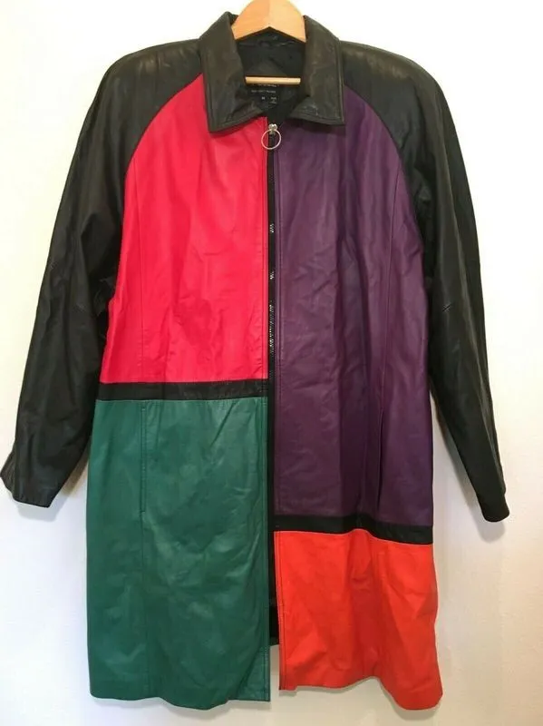 Pelle Pelle Multicolor Leather Coat