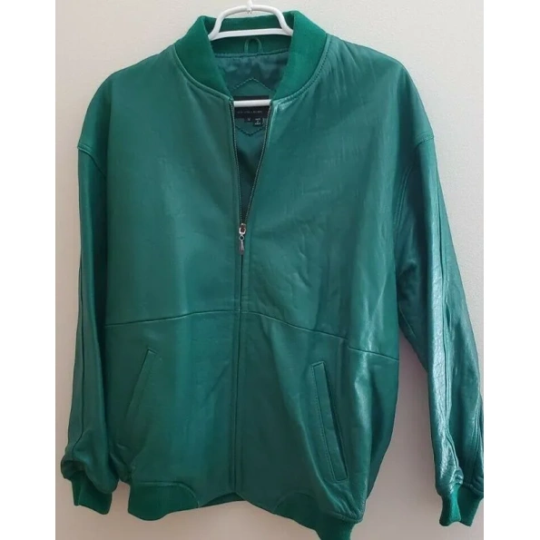 pelle pelle green leather bomber jacket, pelle pelle store, pelle pelle jacket, green leather jacket