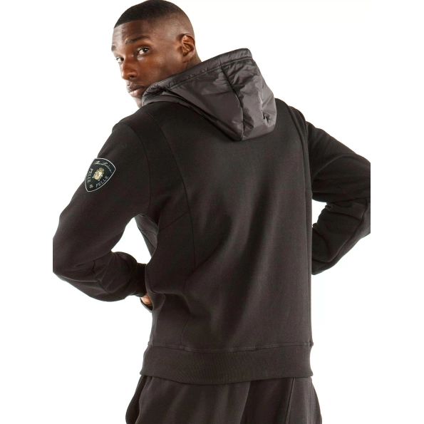 pelle pelle nylon hooded midlayer tracksuit, pelle pelle store, pelle pelle jacket, black jacket