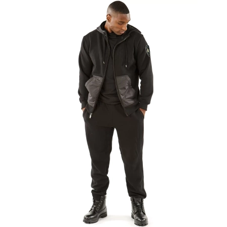 pelle pelle nylon hooded midlayer tracksuit, pelle pelle store, pelle pelle jacket, black jacket