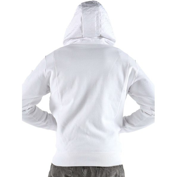 pelle pelle nylon white hooded midlayer, pelle pelle store, pelle pelle jacket, white jacket